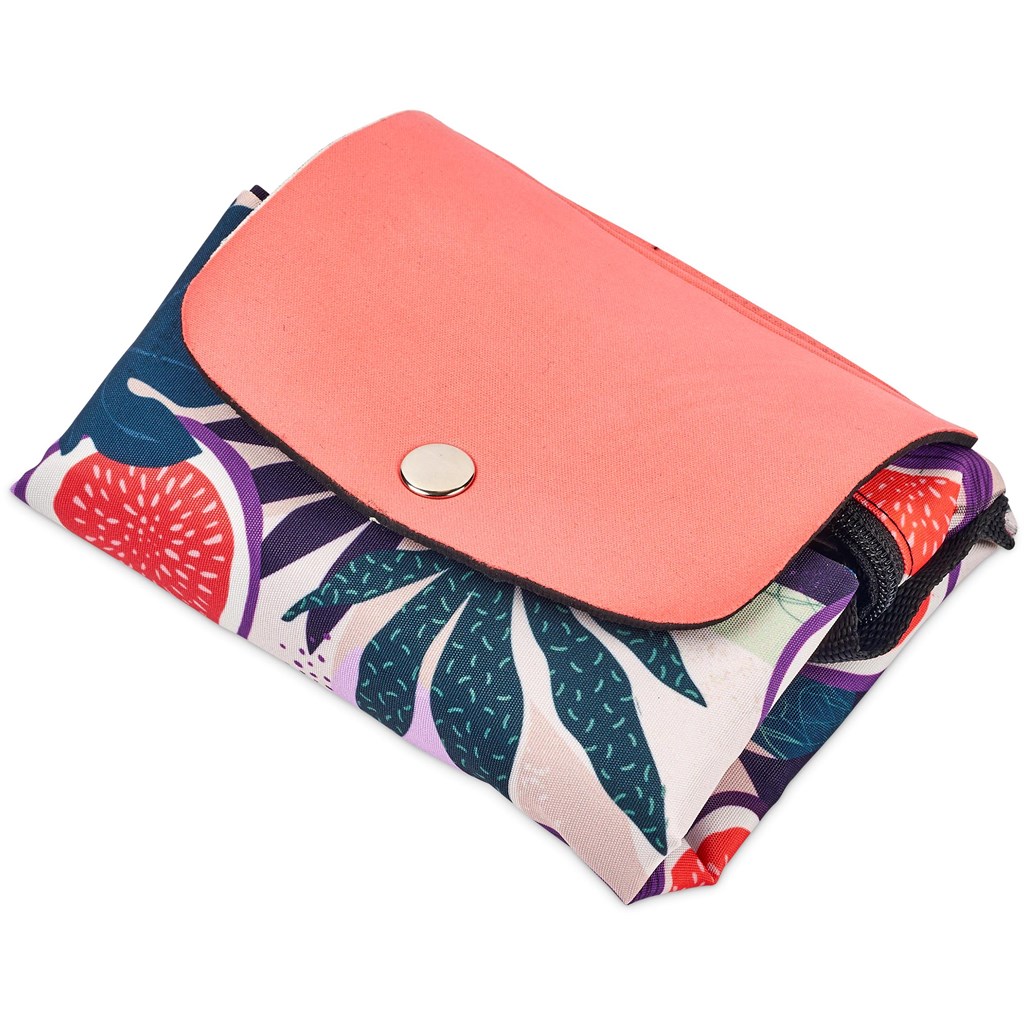 Hoppla Rosebank Polyester Roll-Up Tote Bag - Image 5