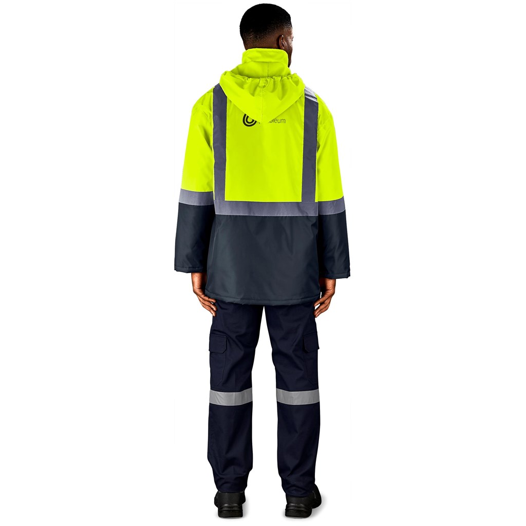 Hazard Padded Two-Tone Hi-Viz Reflective Jacket - Image 10