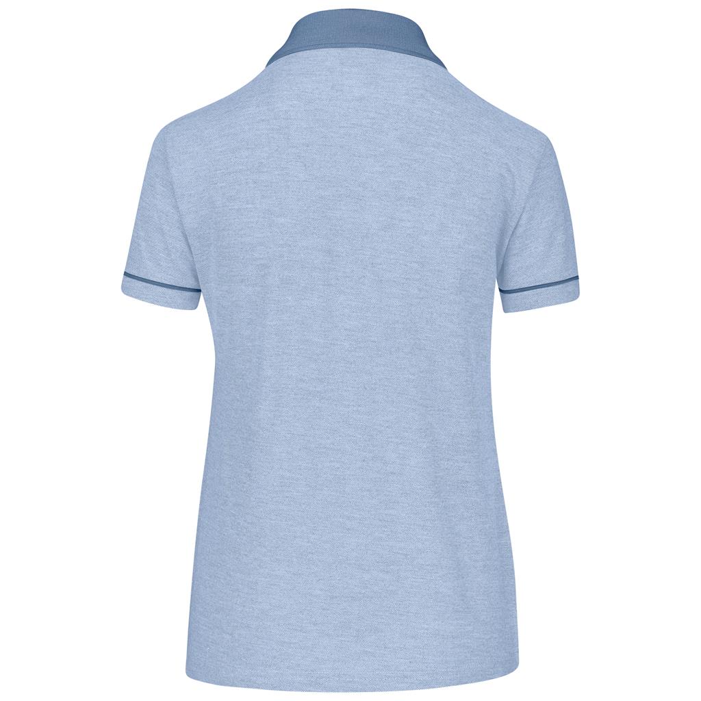 Ladies Verge Golf Shirt - Light Blue - Image 3