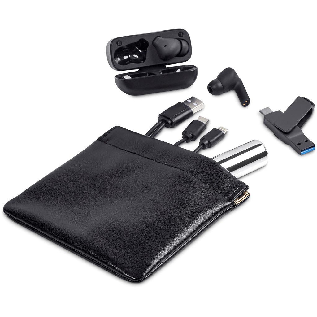 Eva & Elm Plush PU Tech & Accessory Pouch - Image 6