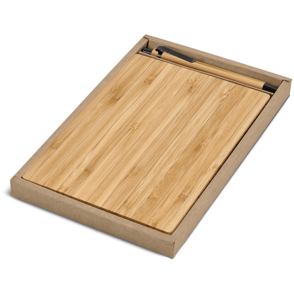 Okiyo Yahari Bamboo Notebook & Pen Set - Image 7