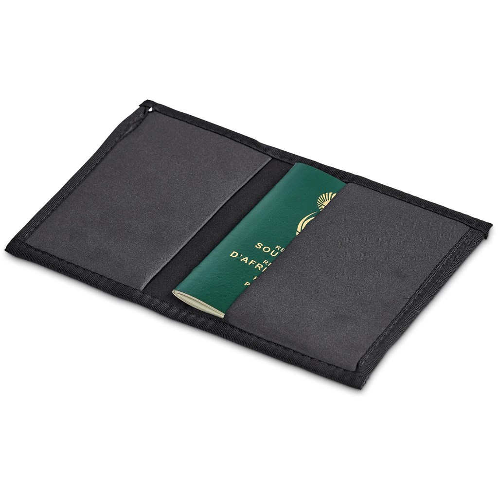Pre-Printed Sample Hoppla Zambezi Neoprene Passport Cover - Image 6