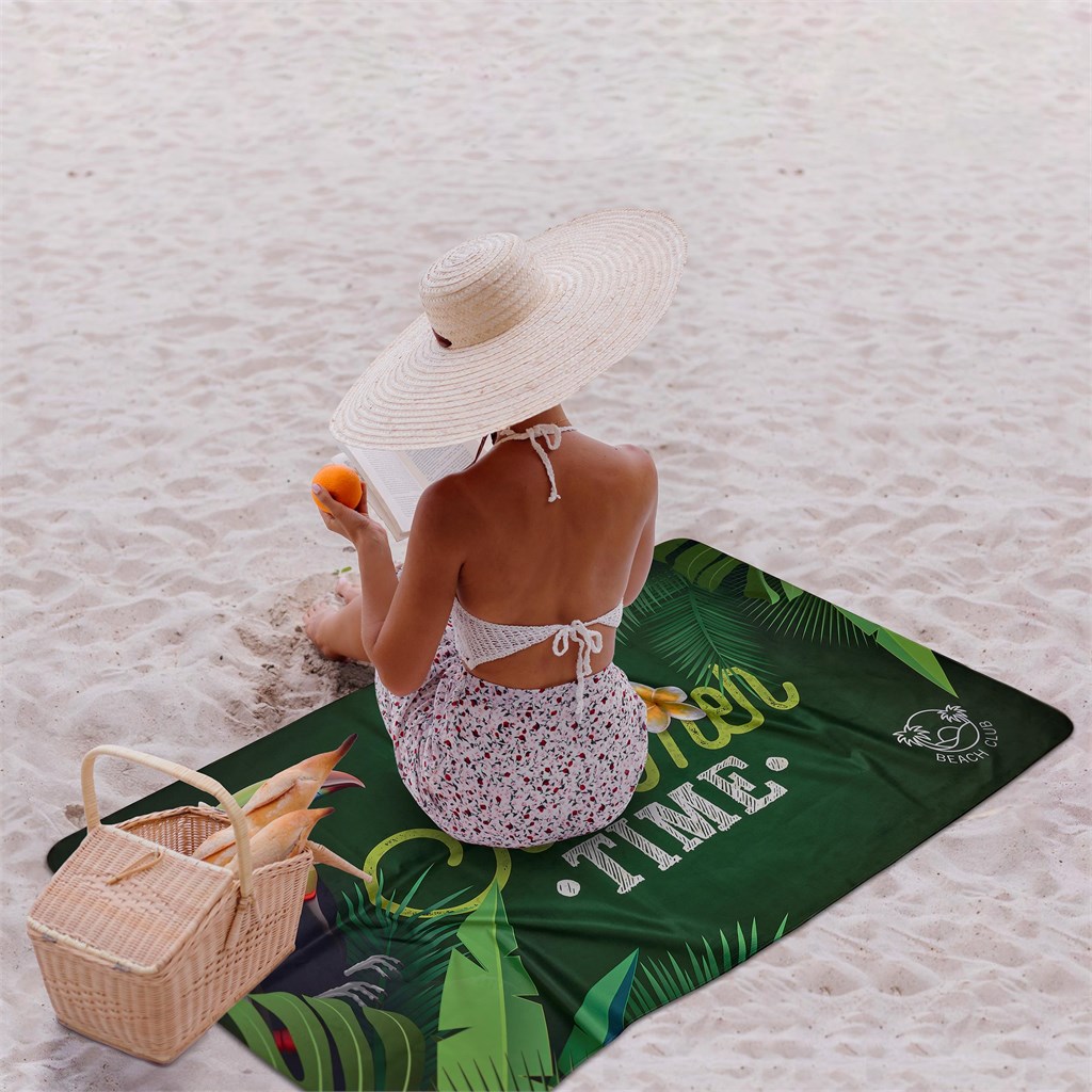 Pre-Printed Sample Hoppla Hula Beach Towel - Single Sided - Image 4