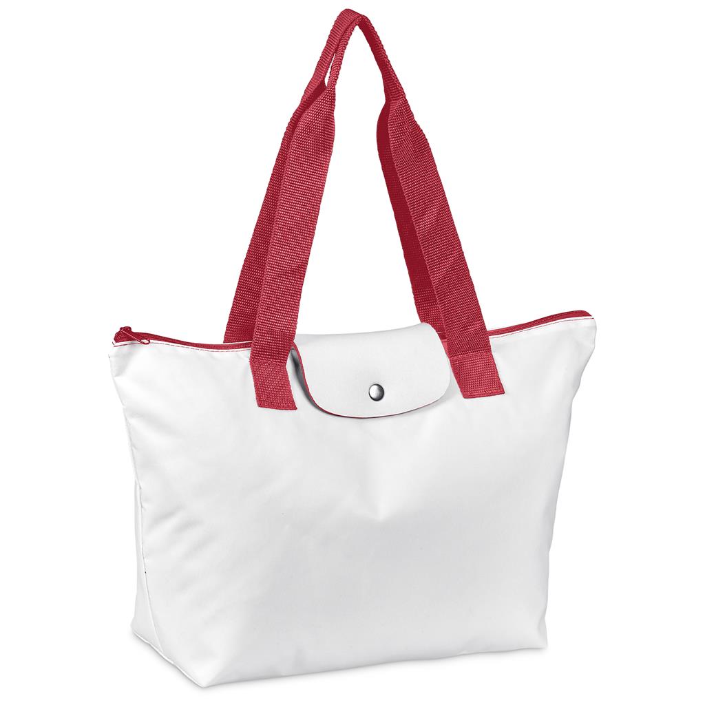 Pre-Production Sample Hoppla Rosebank Polyester Roll-Up Tote Bag - Image 8